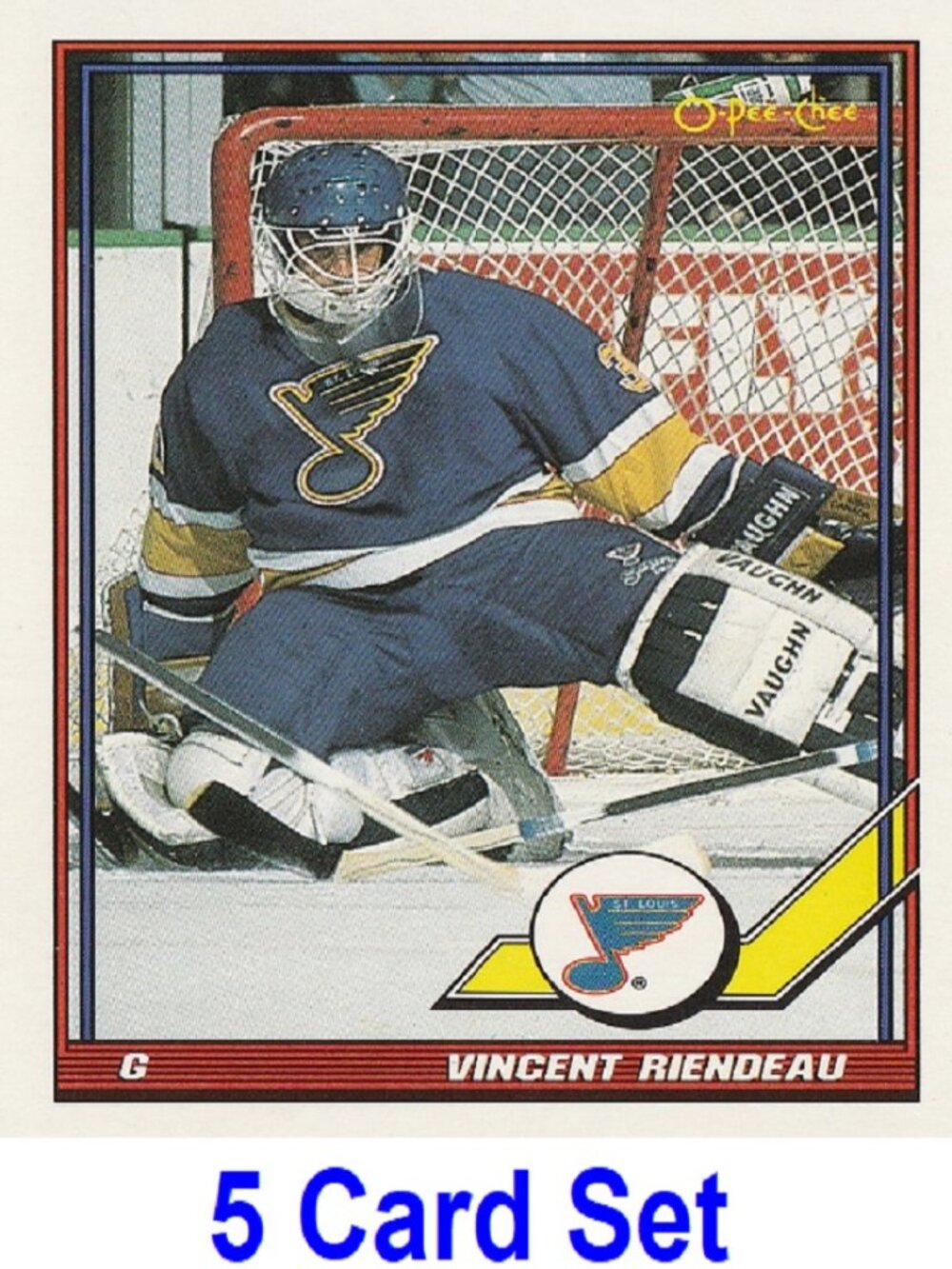 Vincent Riendeau Hockey Card Collection